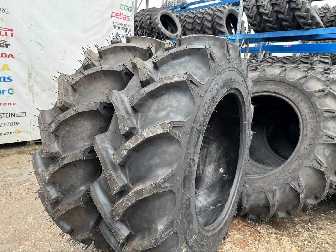 Anvelope noi cu 12 pliuri de tractor fata 12.4-24 PANTHER