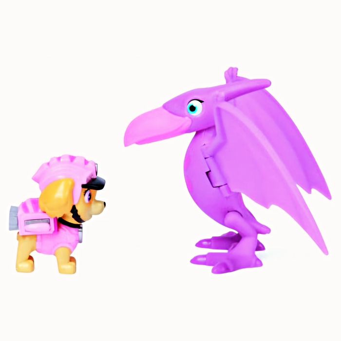 Set figurine Patrula catelusilor - catelusa Skye si dinozaur Pterozaur