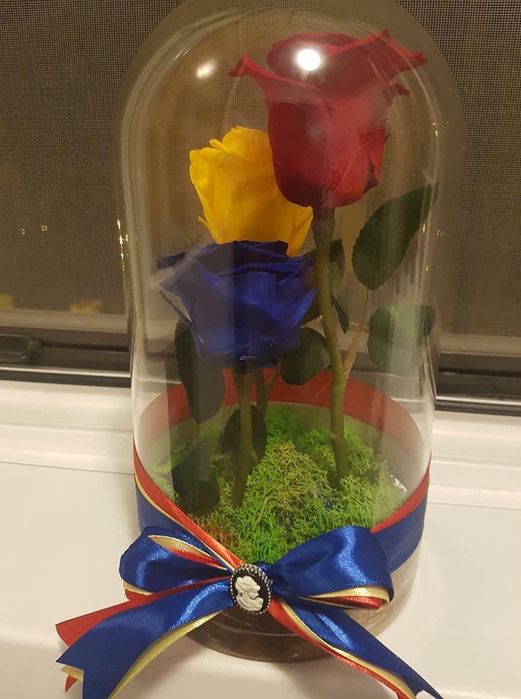 Trandafir criogenat conservat ideal pt cadou iubita sotie