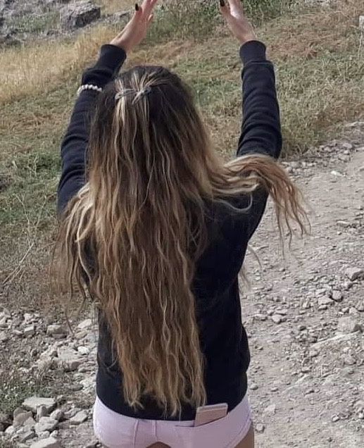 Естествена коса на кератинови кичури