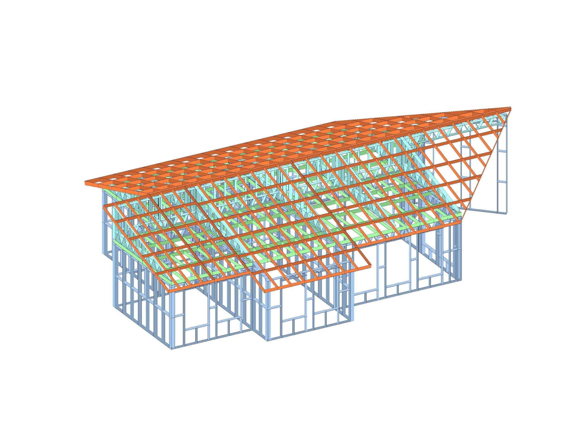 Преместваема къща ,Модулни,Жилищни 54.6м²