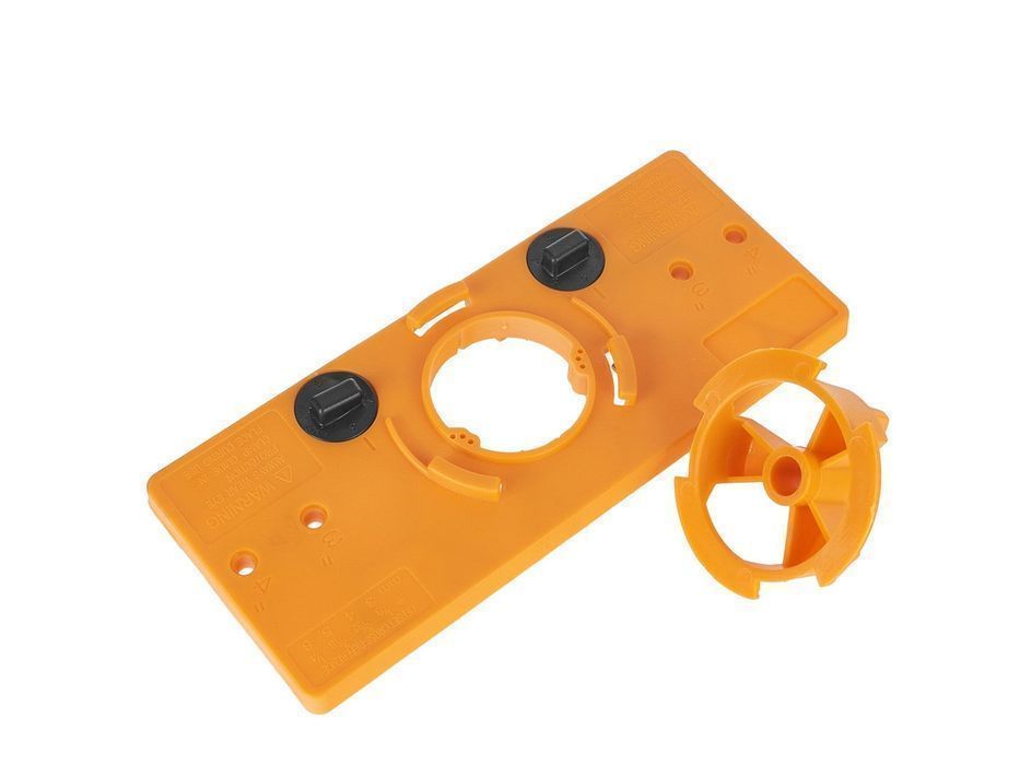 Set sablon ghidaj pentru gaurire si frezare locas balamale, 5 piese