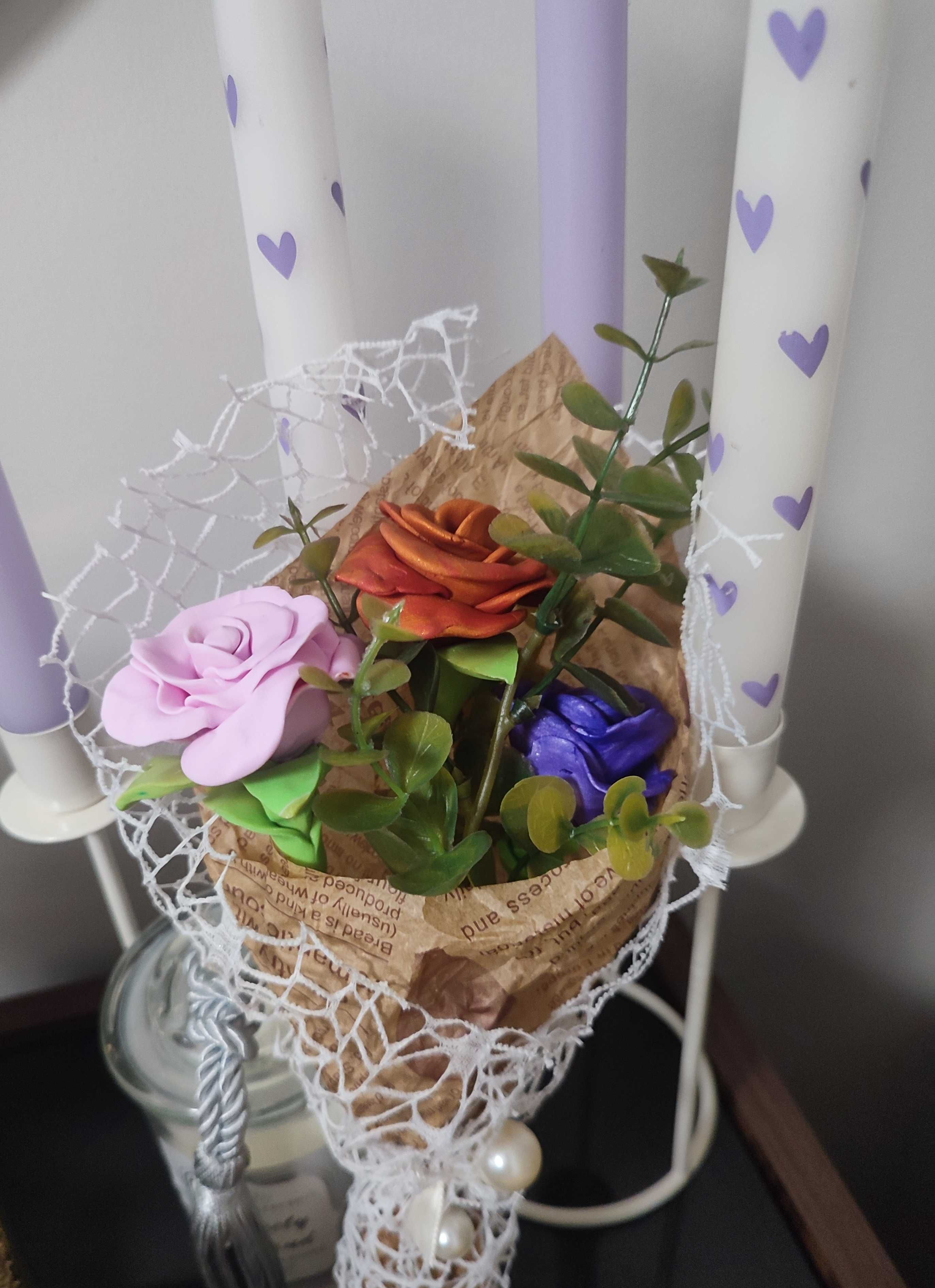 Букет от полимерна глина