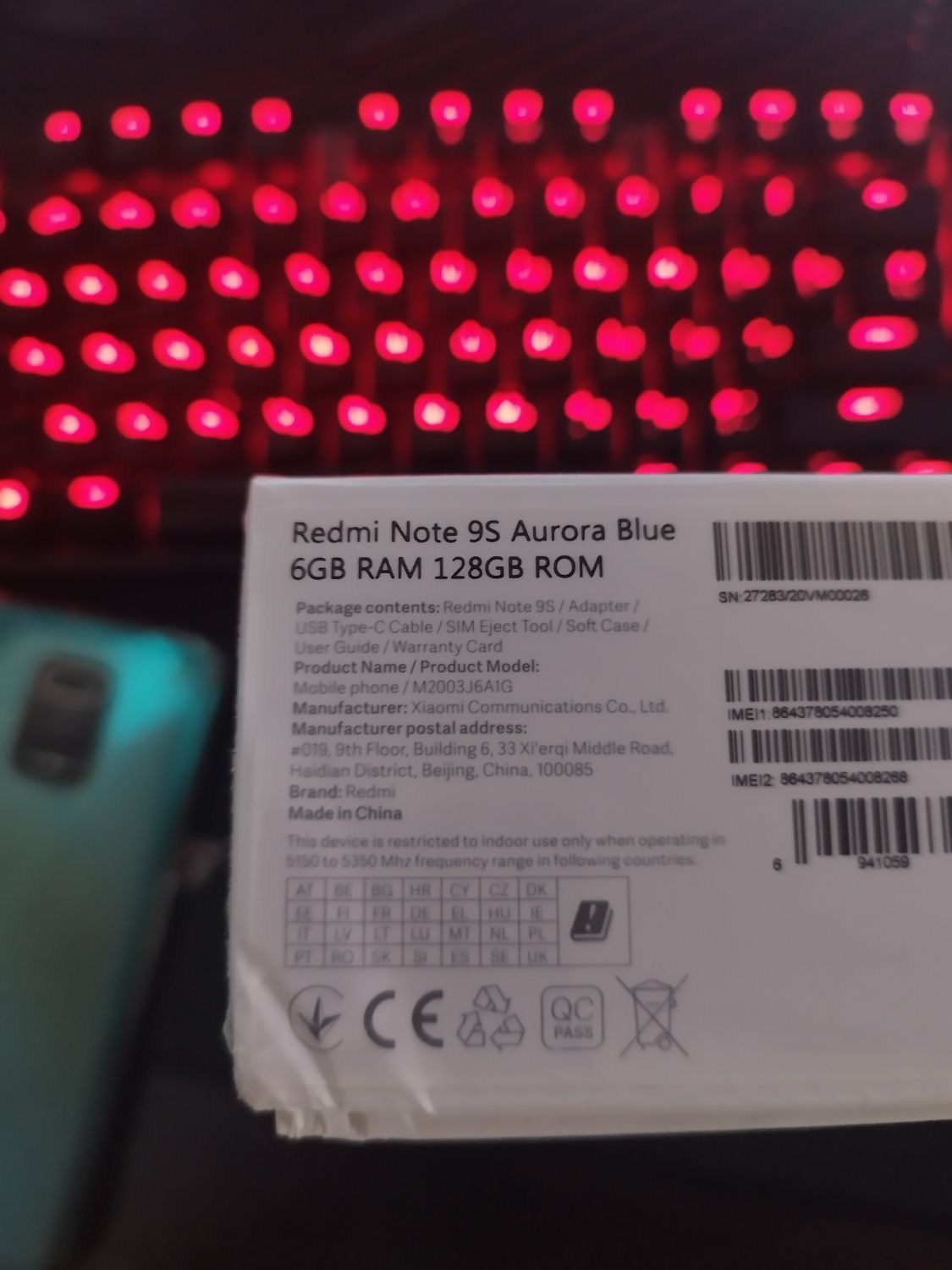 Redmi Note 9s 6/128