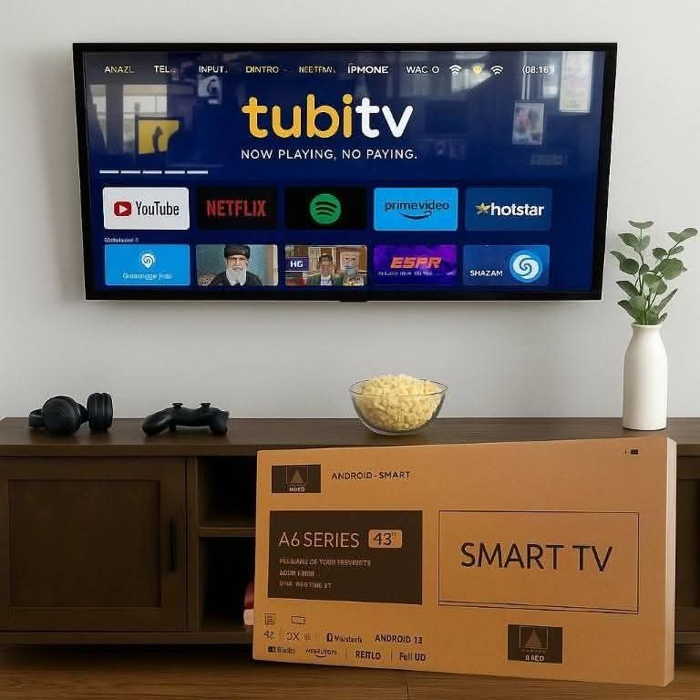Телевизор A6 SMART Full HD – 32 и 43 инча с Android, Netflix и YouTube