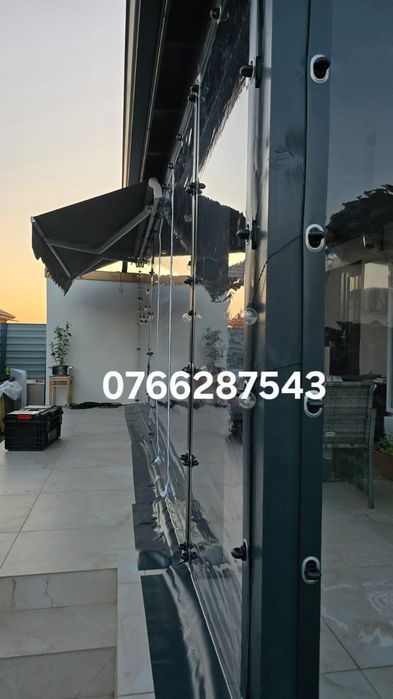 Inchidem terase cu folie transparenta