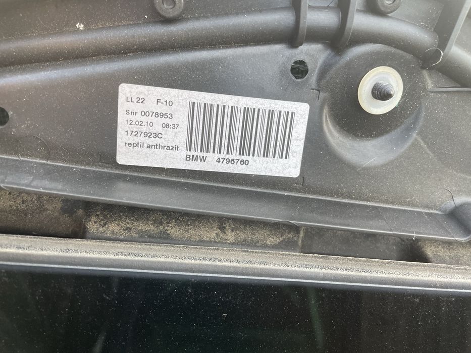 Trapa completa / sticla BMW F10 seria 5 berlina / sedan