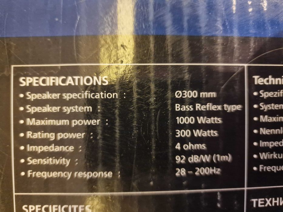 Субуфер за автомобил Alpine SWT-12S4, 300w RMS