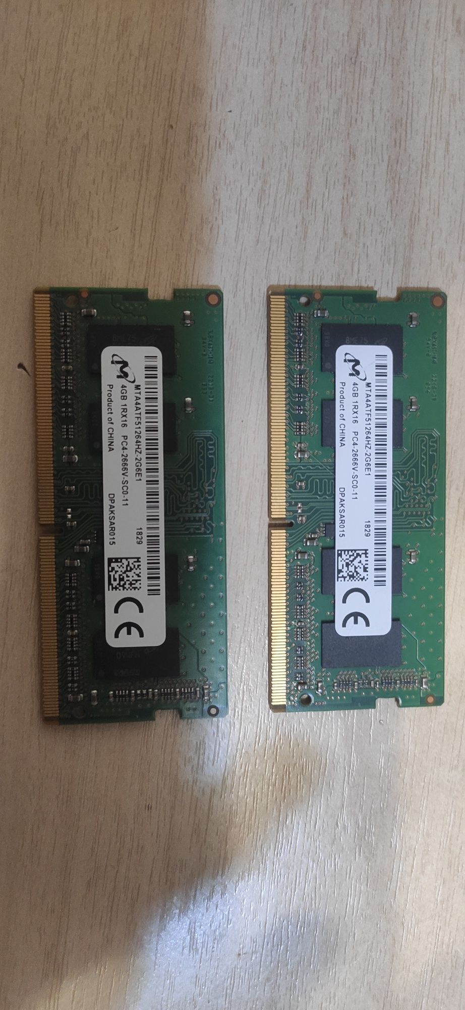 Продам ОЗУ для ноутбука DDR 4