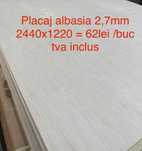 Placaj,multistrat,albasia,ex.,plop, 3 mm,laserabil,traforaj,