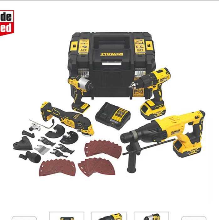 Set 5 Scule Dewalt noi Baterii 5Ah