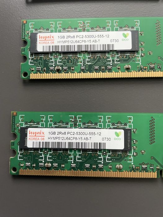 4 x Hynix Desktop Memory 1GB