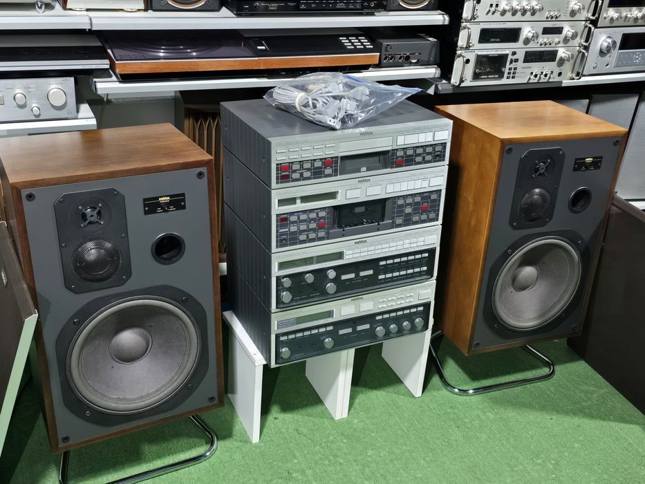 Sistem audio REVOX, seria B, deck, cd player, tuner,amplificator, boxe