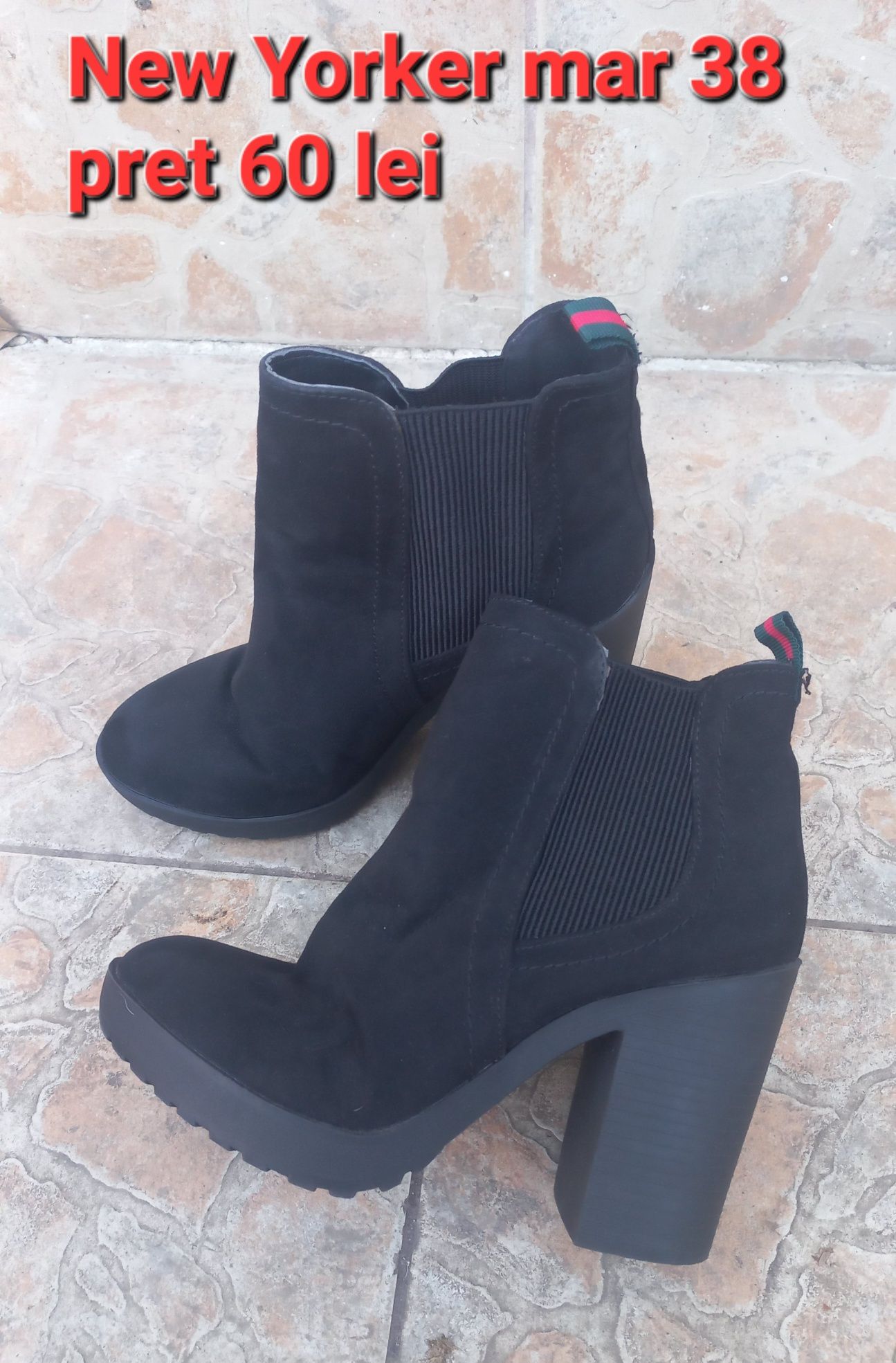 Botine Pull &bear măr 40 și botine New Yorker măr 38