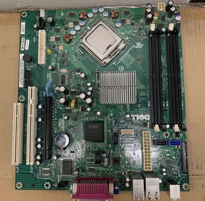 Placa de bază DELL Optiplex GX755 + procesor+ cooler procesor+2GB ram