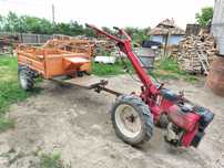 Vând motocultor, remorcă, freză și prășitoare