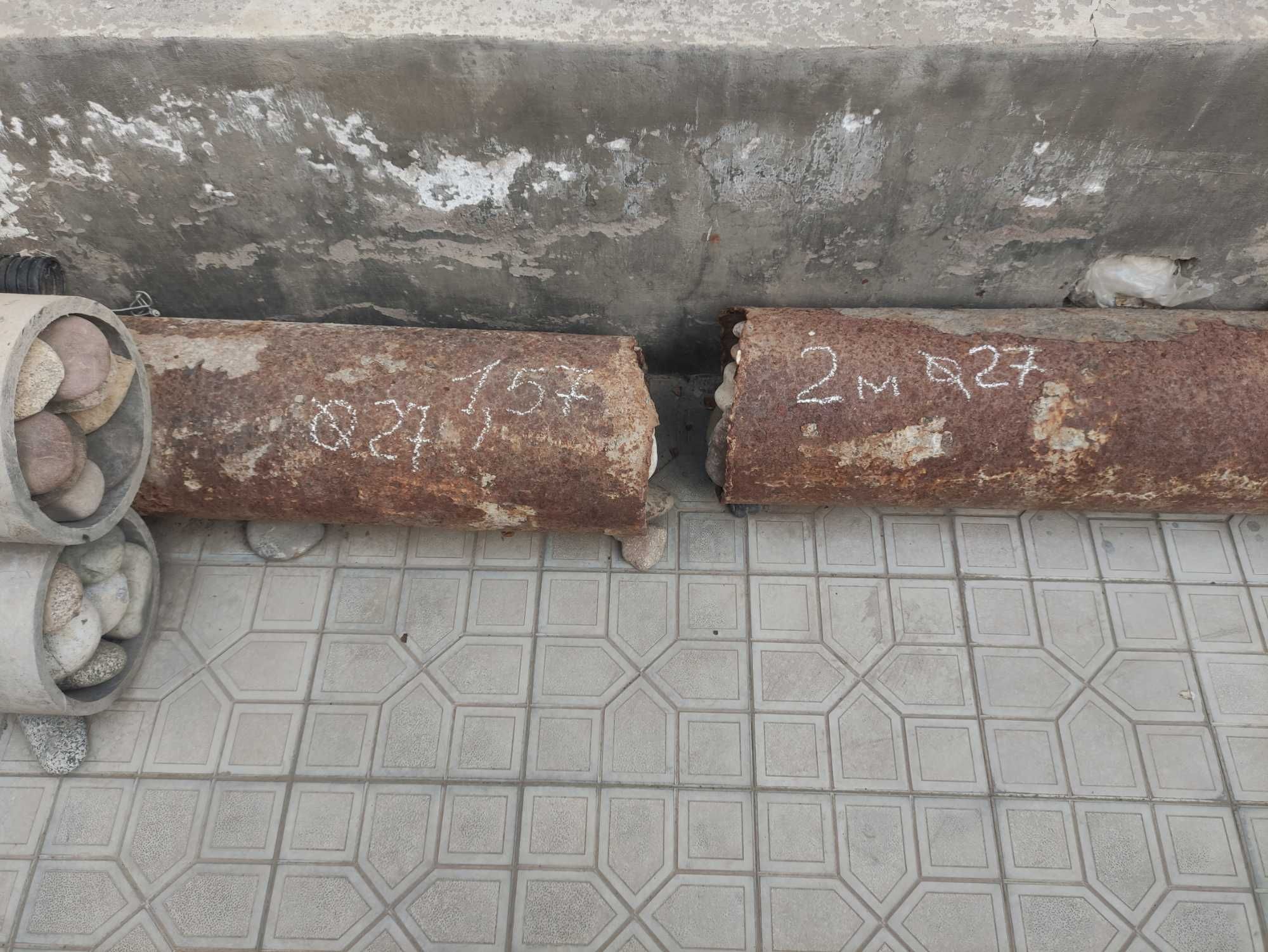 Металлические и асбестовые трубы