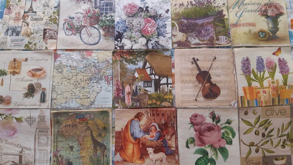 Салфетки за декупаж без размяна 35 см