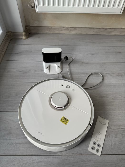 Robot de aspirare Roborock 2 S50, 14.4 V, Mop, Autonomie 2h, WiFi, Alb
