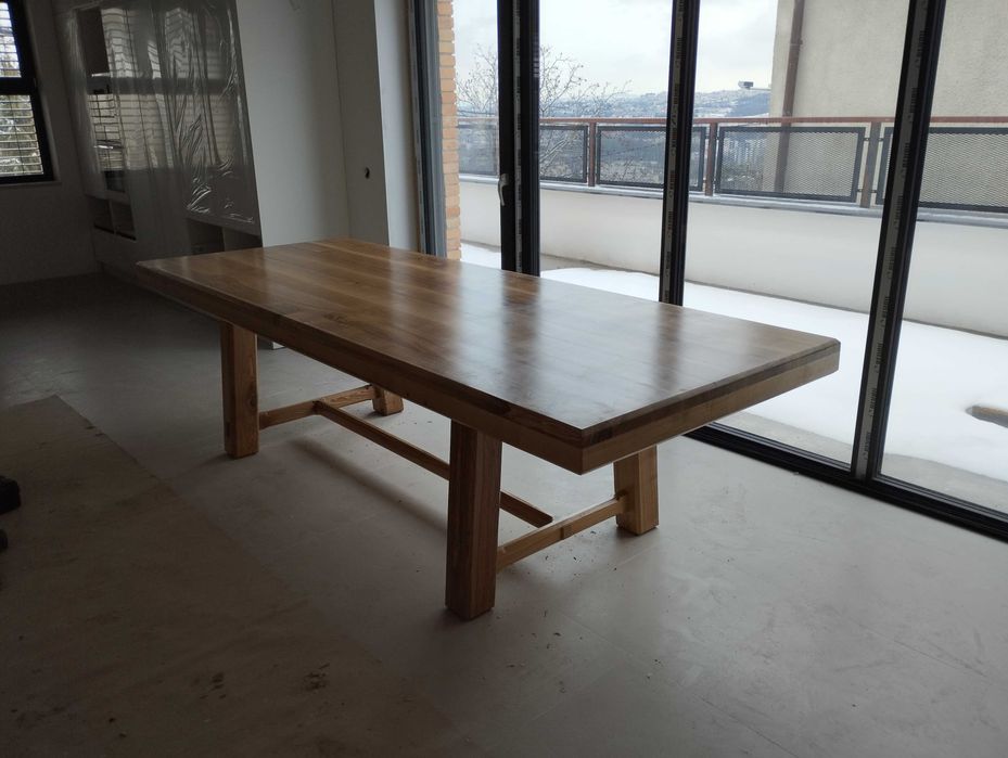 trepte din lemn masiv