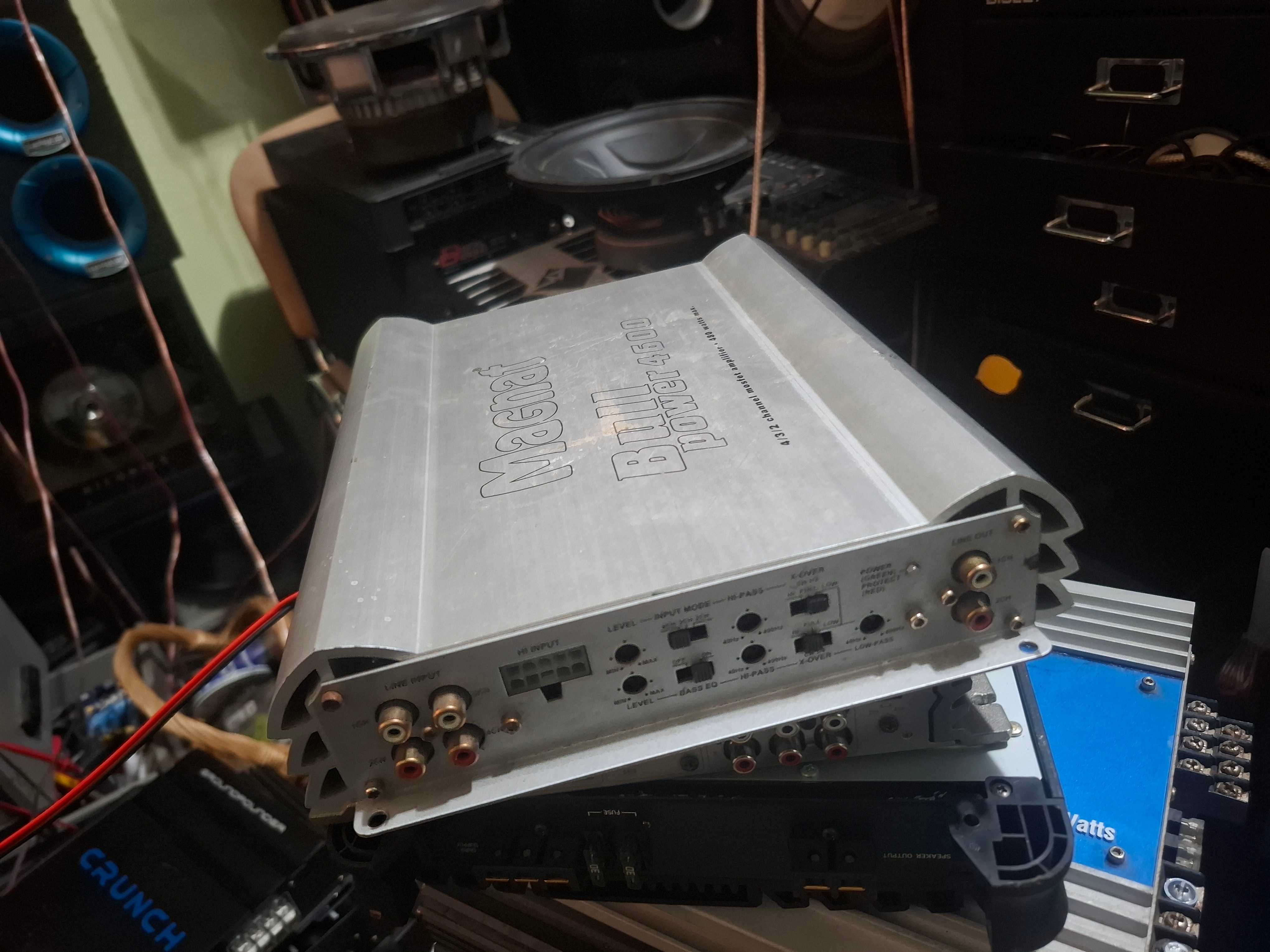 amplificator statie auto magnat power pt. subwoofer 480w rms 1000w max