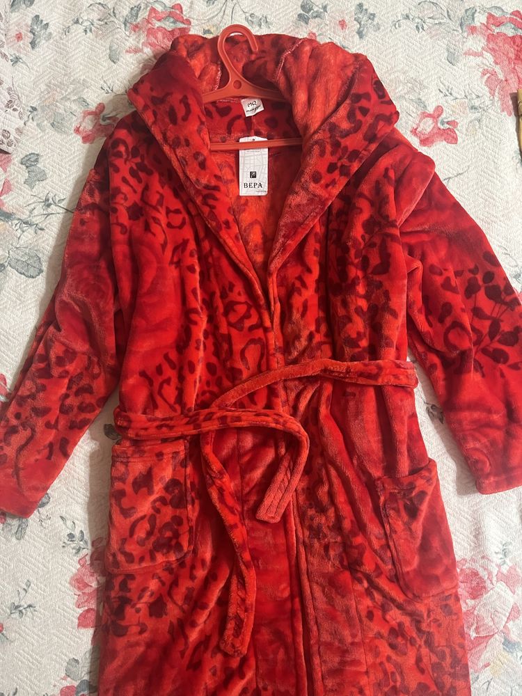 женский банный халат зимний, отличный подарок