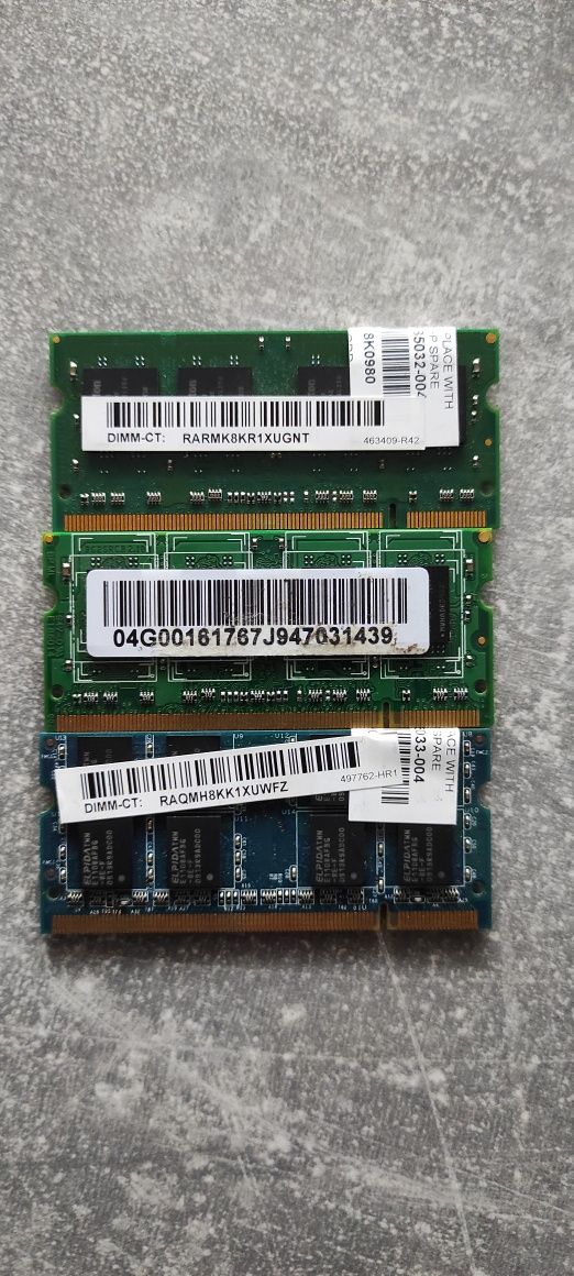 memorie laptop ddr2 si ddr3 4gb