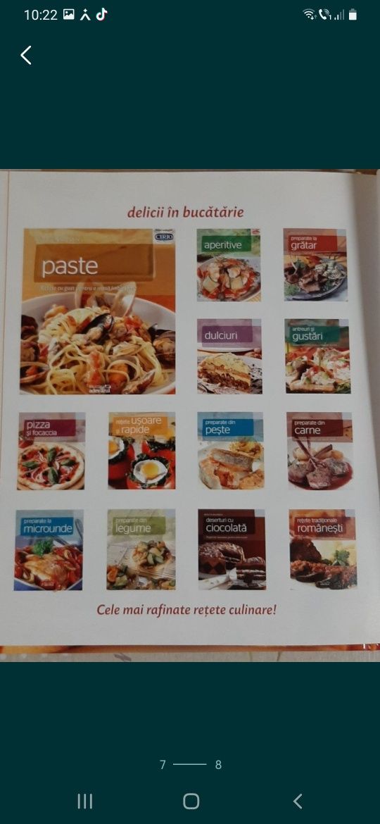Colectia Delicii in bucatarie ,formata din 21 de volume