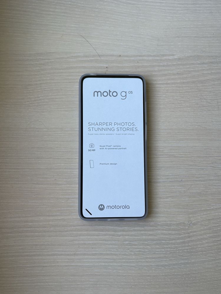 Чисто нов смартфон Motorola g05