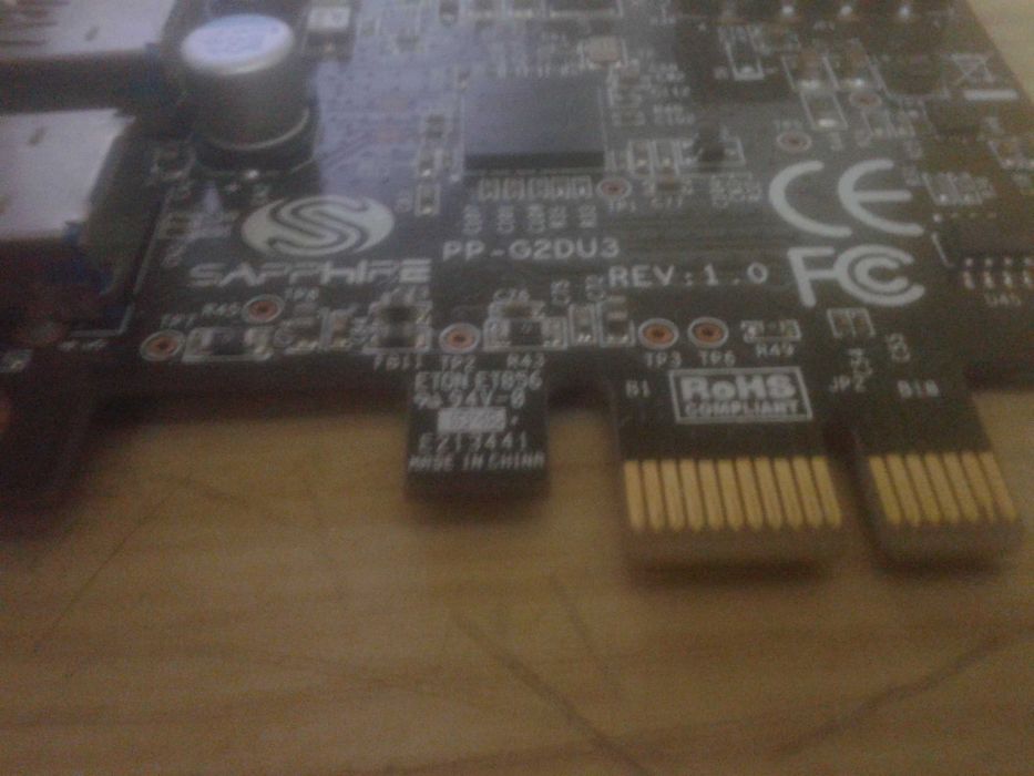 Компютърна карта Пи Си Ай Експрес за USB 3.0 с модул за 4 USB 2.0