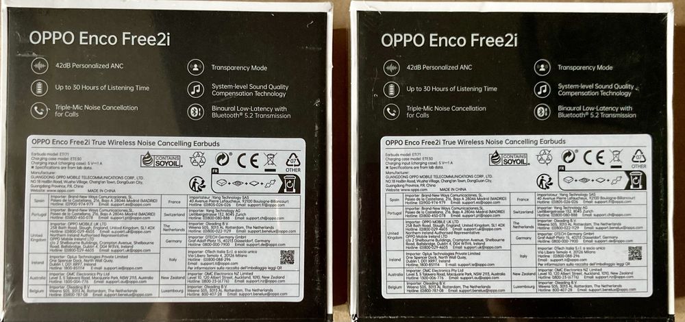 Casti Oppo Enco Free 2i. In ear