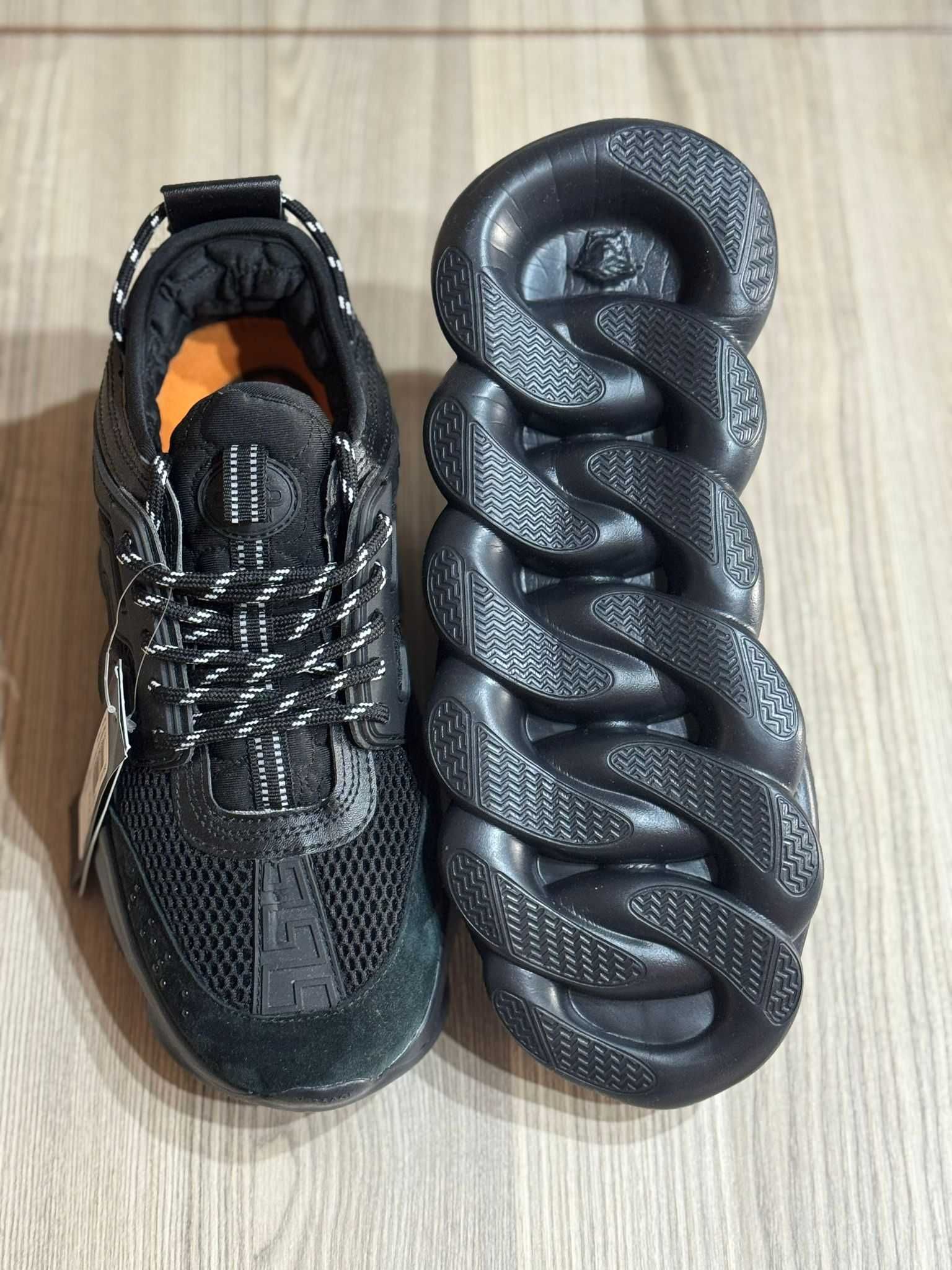Adidasi Versace Chain Reaction Black