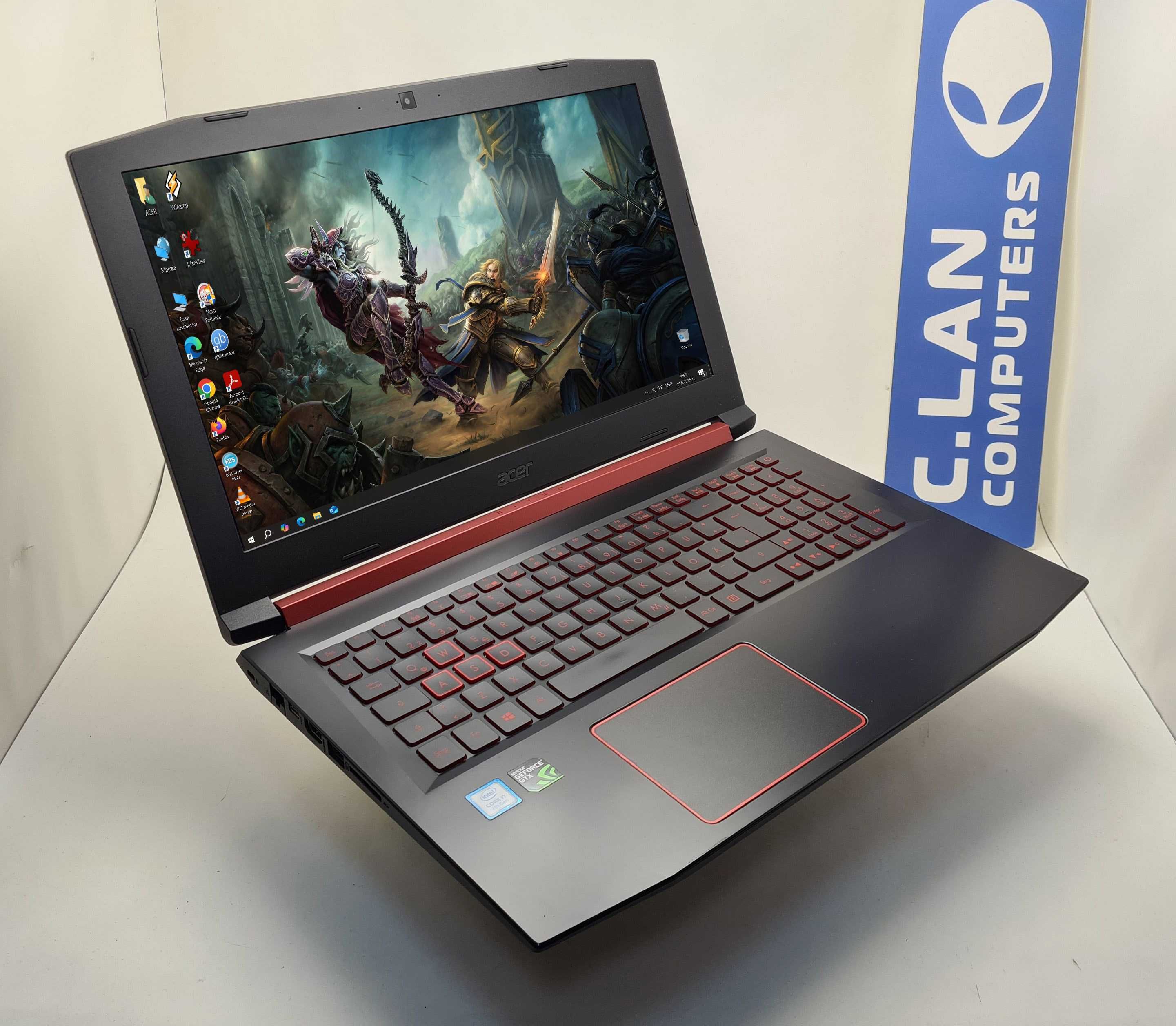 Acer AN515-51  i7 7700HQ/16GB/256SSD/1TB HDD/GTX 1050/FHD/Подсветка