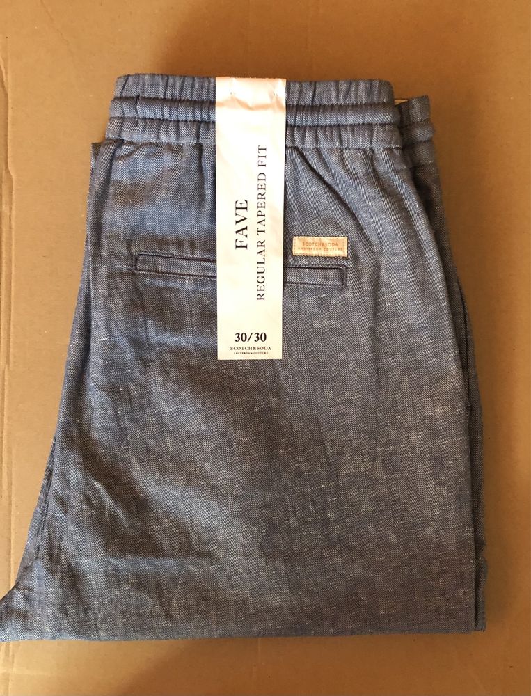 Scotch & Soda Fave Linen Pants ОРИГИНАЛНИ мъжки панталони -31