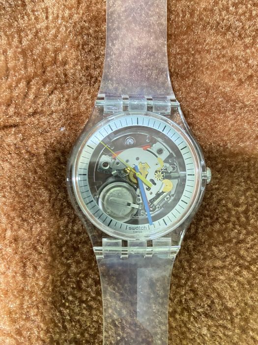Ceas swatch transparent