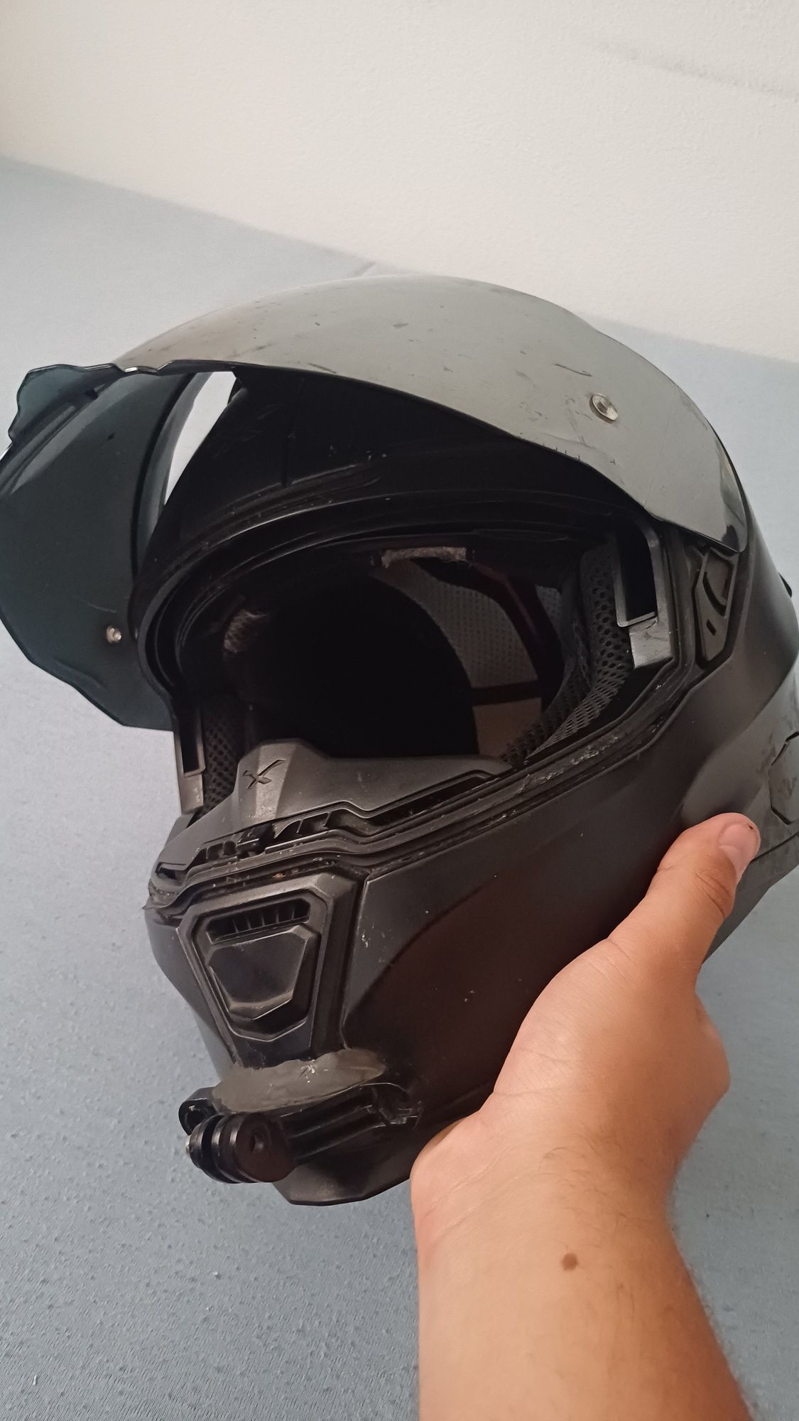 Nexx sx100r marimea L cu suport gopro