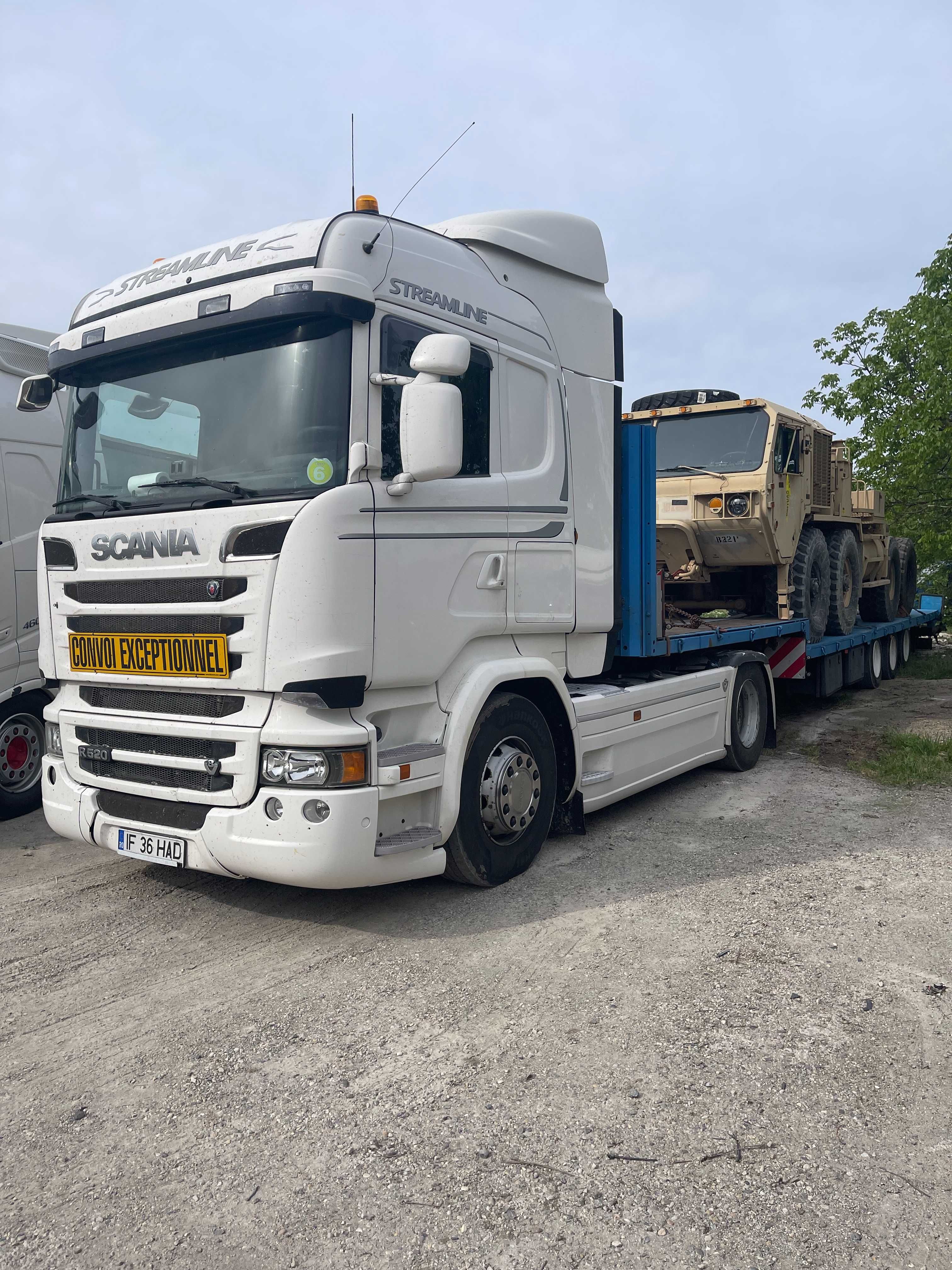 Scania V8 520 si R450 impreuna cu sau fara trailer