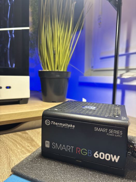 Бял Геймърски компютър Ryzen 5500, GTX1070,16 ram, 500 ssd, 600W