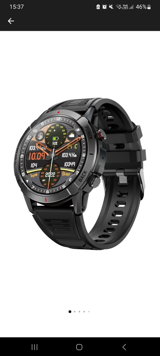 Ceas smartwatch barbati TechONE® NX10 Cross Pro