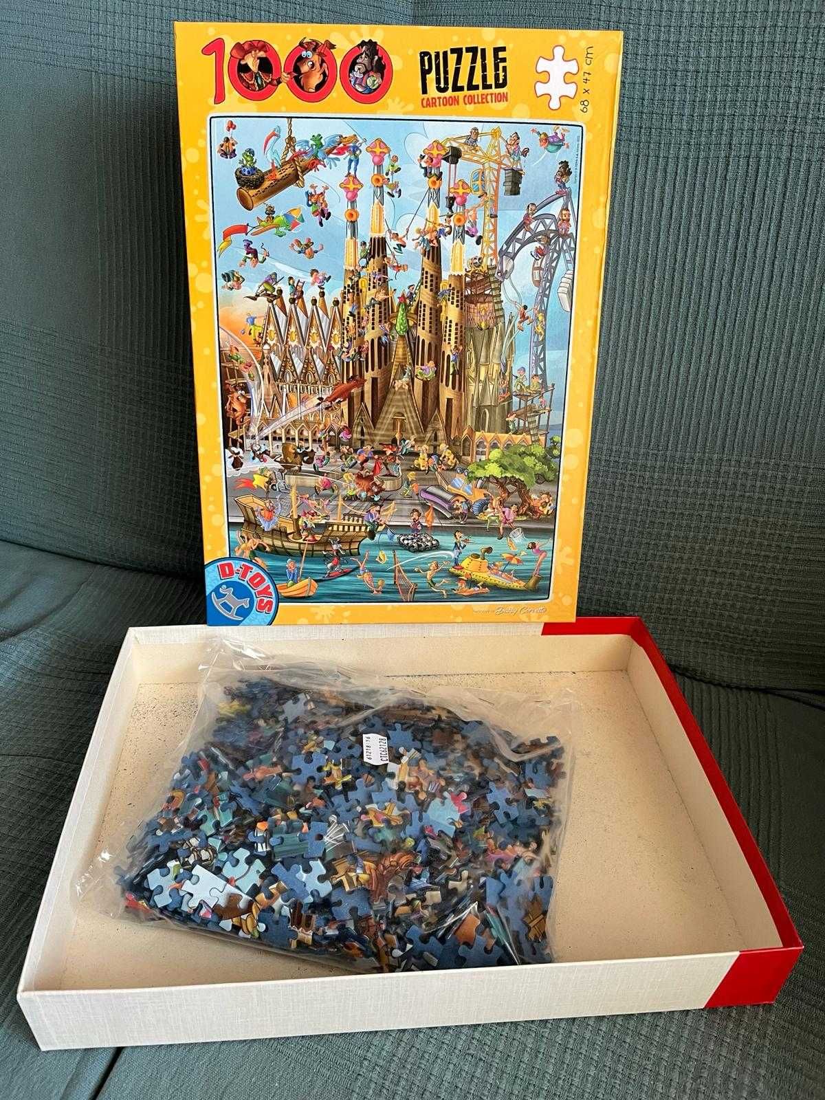 Puzzle Sagrada Familia – 1000 piese Cartoon Collection D-Toys