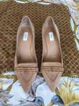 Pantofi piele naturala intoarsa Furla Musette Massimo Dutti