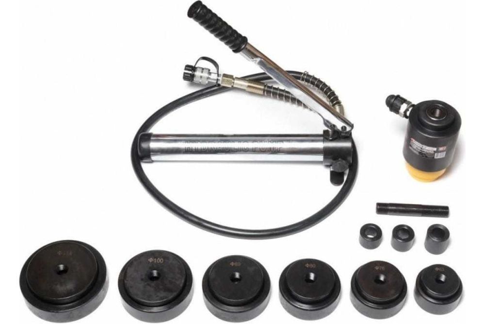 Trusa presa hidraulica de gaurit tabla, 63-114 mm, 15 tone