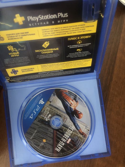 Диск Человек паук Playstation 4