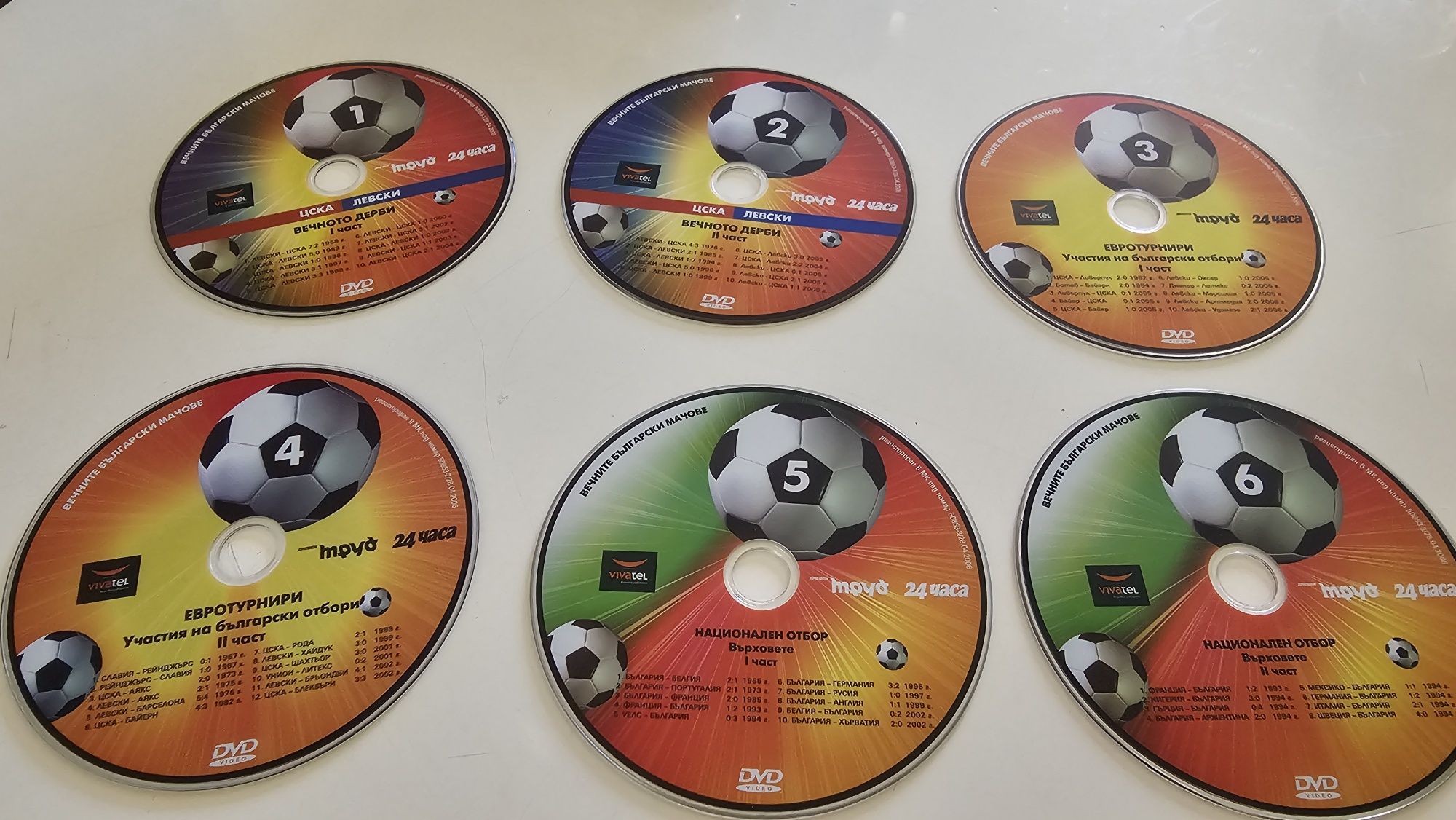 Футболни DVD колекции 24 часа