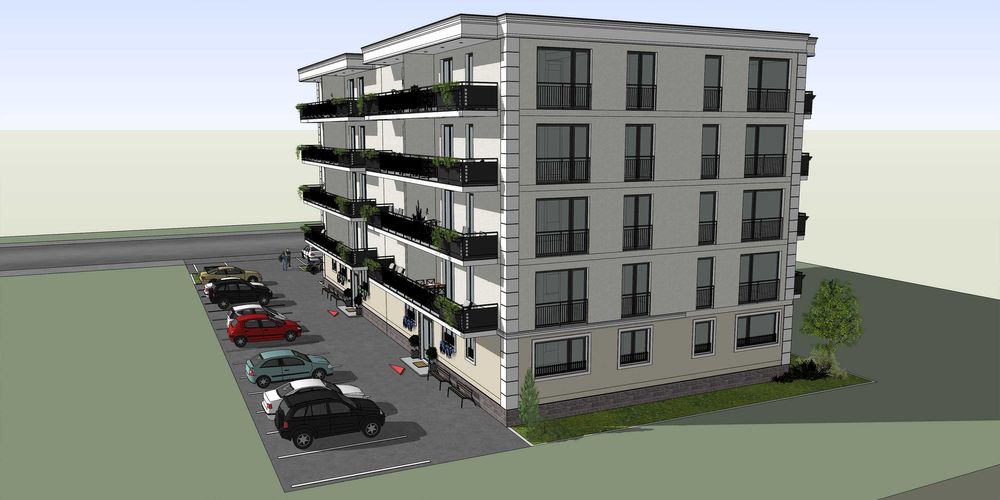 Teren stradal pentru constructie P+4, autorizata, Baneasa - Sisesti