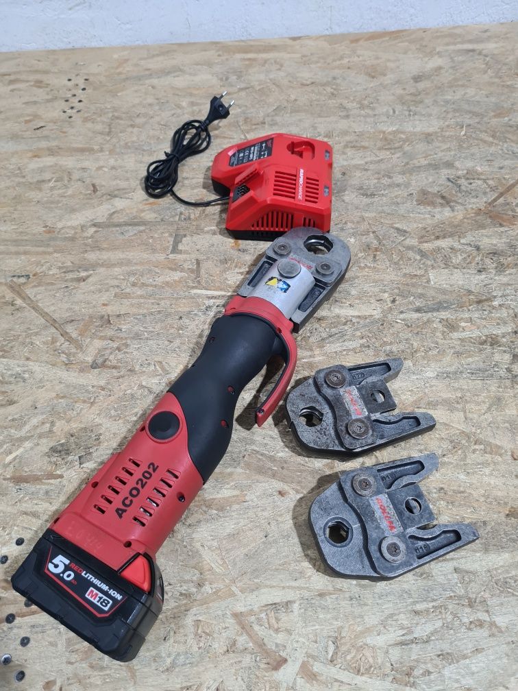 Presa sertizat cupru inox pexal Milwaukee M18 ACO202