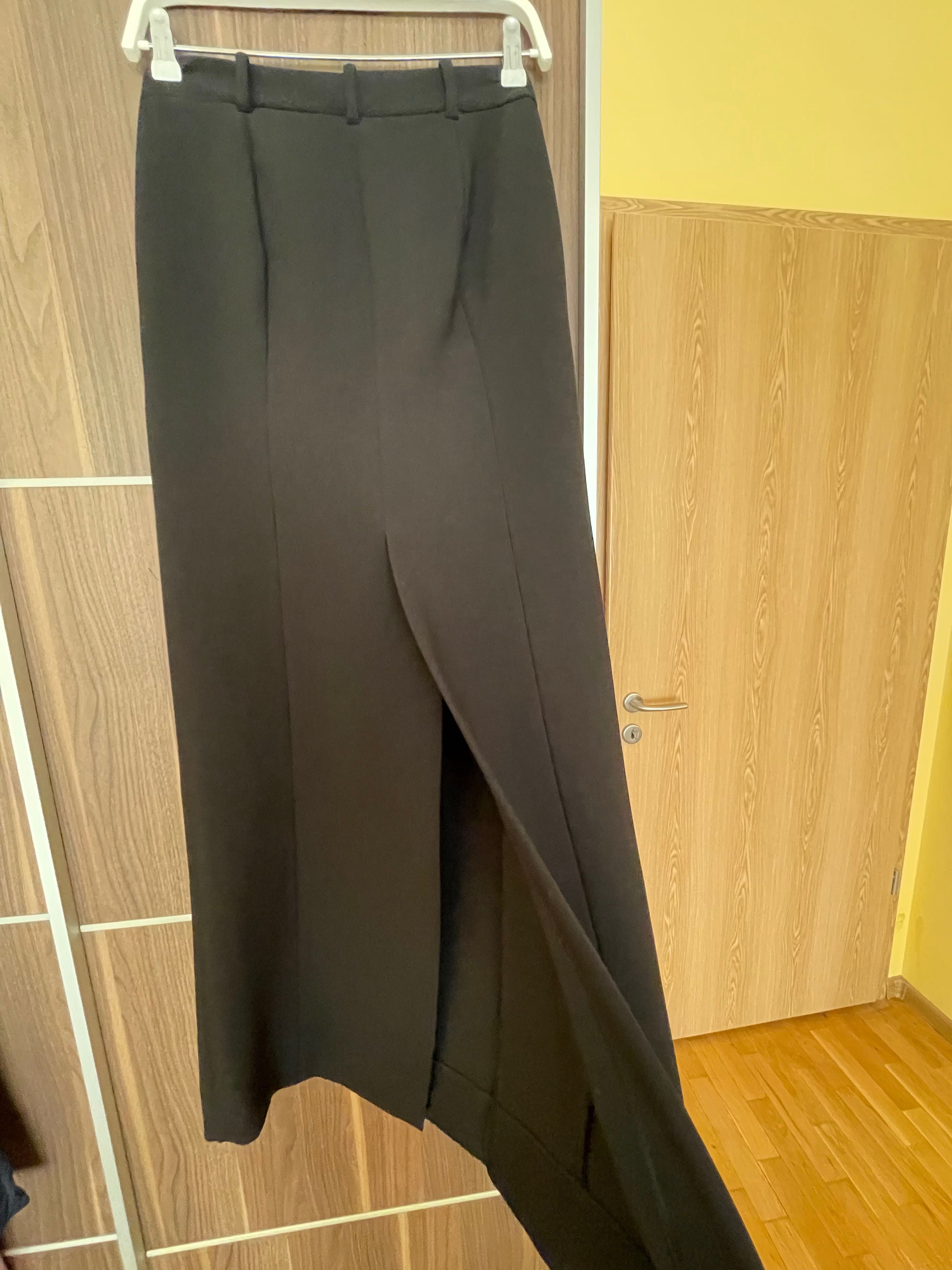Черна дълга пола ZARA