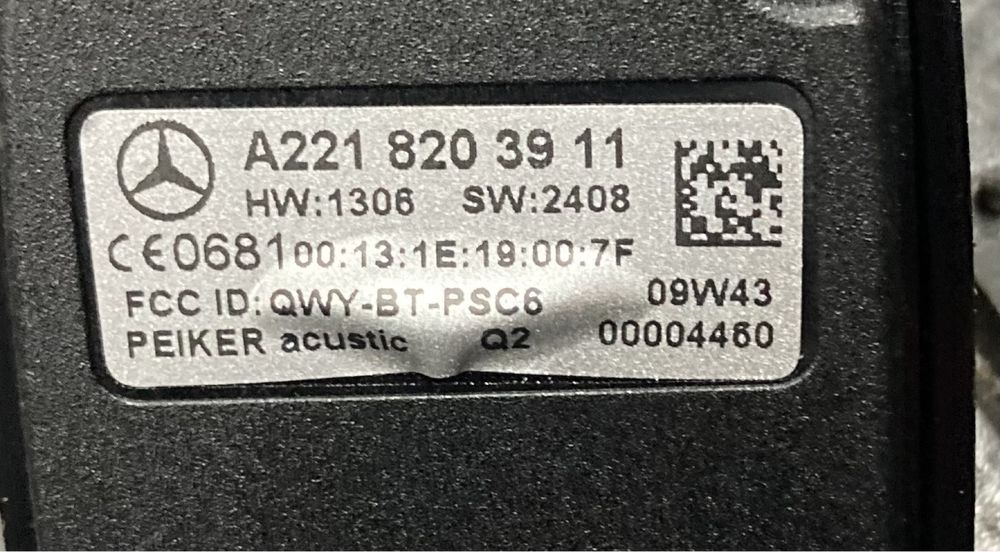 Mercedes w221 s350cdi face Блутут Модул