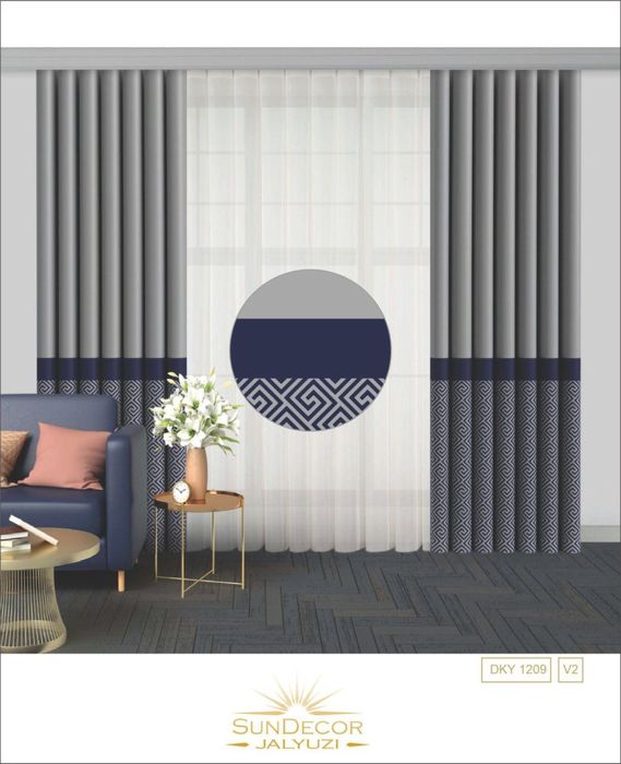 Жалюзи Jalyuzi Plisse Kombo Dikey Masketmi setka