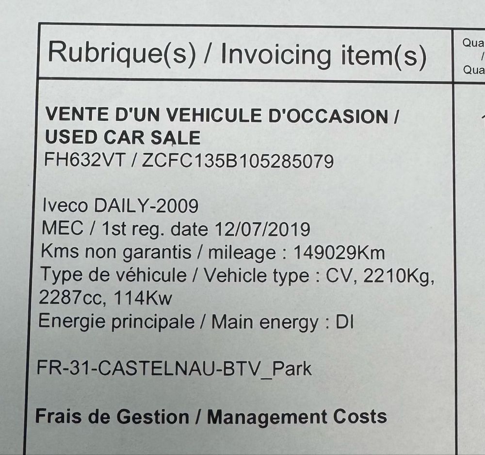 Iveco daily avariat (a fost rasturnat pe platforma)